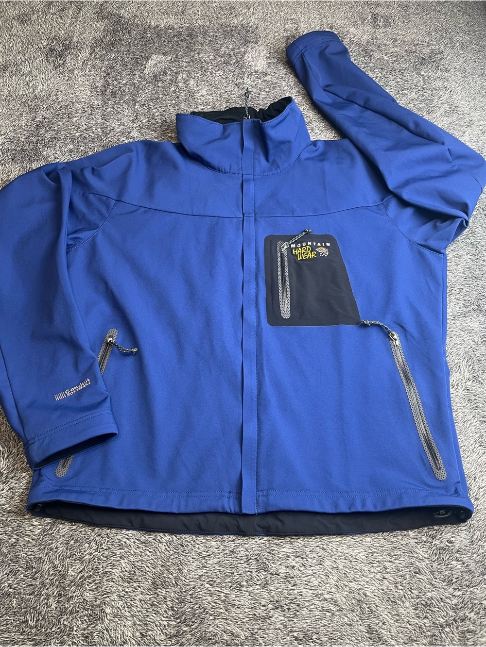 Mountain Hardwear Conduit Softshell Jacket Blue Men's Size Medium